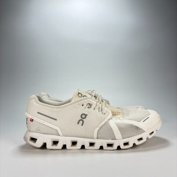 On Cloud 5 Pearl White Athletic Sneakers Trainers Shoes 59.98376 Men's Size 12